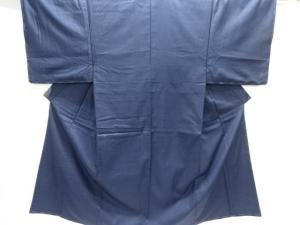 未使用品　亀甲絣織出し西陣お召し男物着物（キングサイズ）